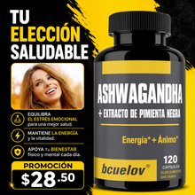 Ashwagandha + Extracto de Pimienta Negra