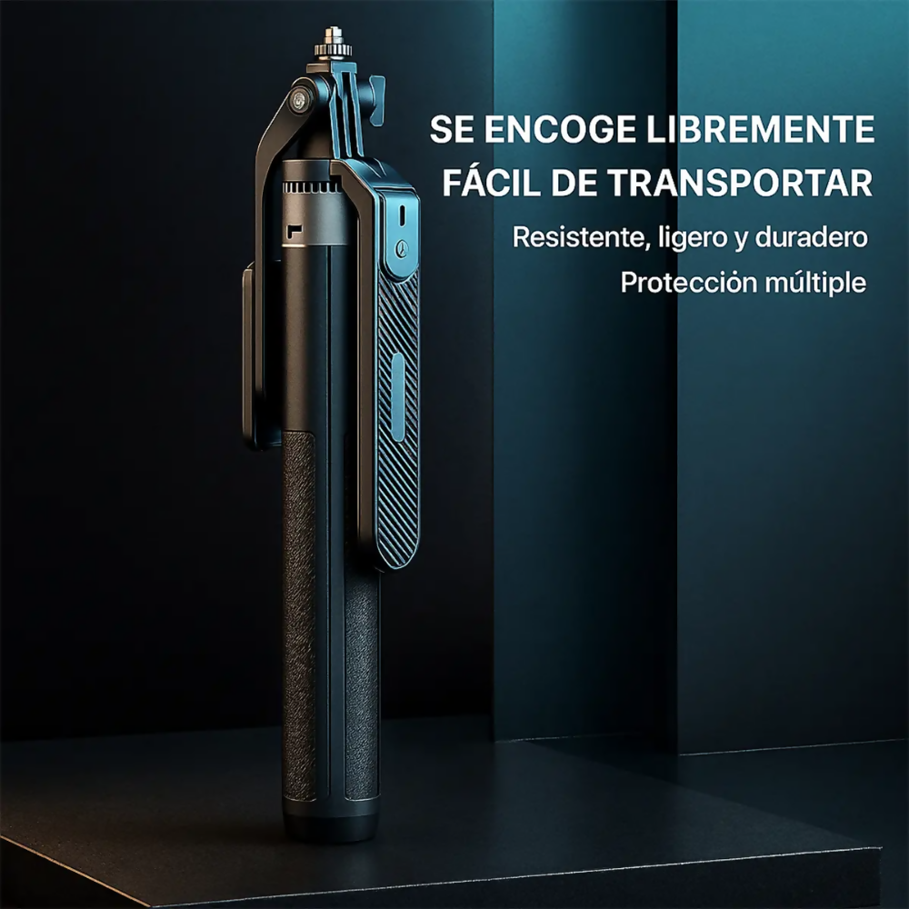 Trípode selfie stick con bluetooth