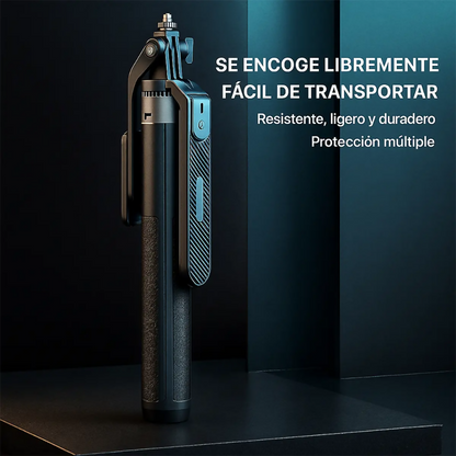 Trípode selfie stick con bluetooth