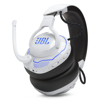 JBL Quantum 100Play Station-Headphones-Gaming-White Blue