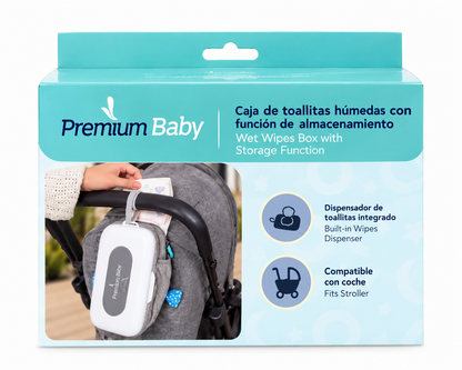 Caja Dispensadora de Toallitas Húmedas para Coche Premium Baby