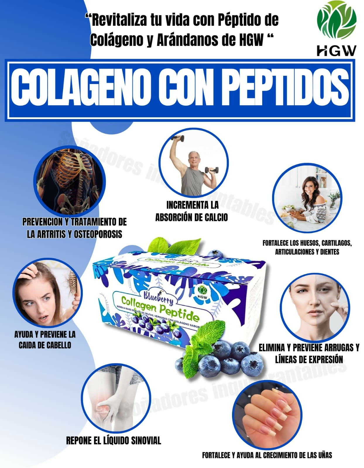 BLUEBERRY COLAGENO CON PEPTIDOS