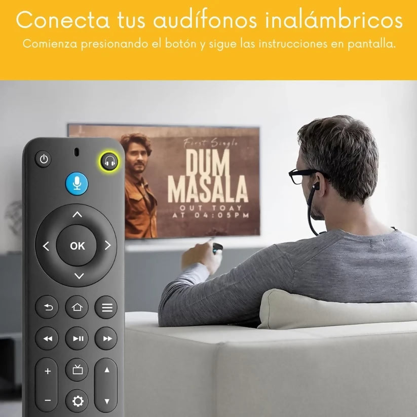Control Remoto repuesto para TV Stick / TV Cube / Smart TVs