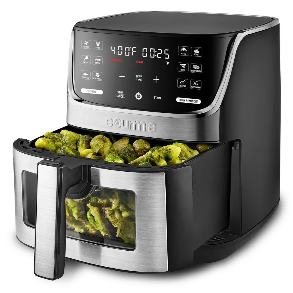 Freidora de acero inoxidable Gourmania de 6.62 L / 7 QT