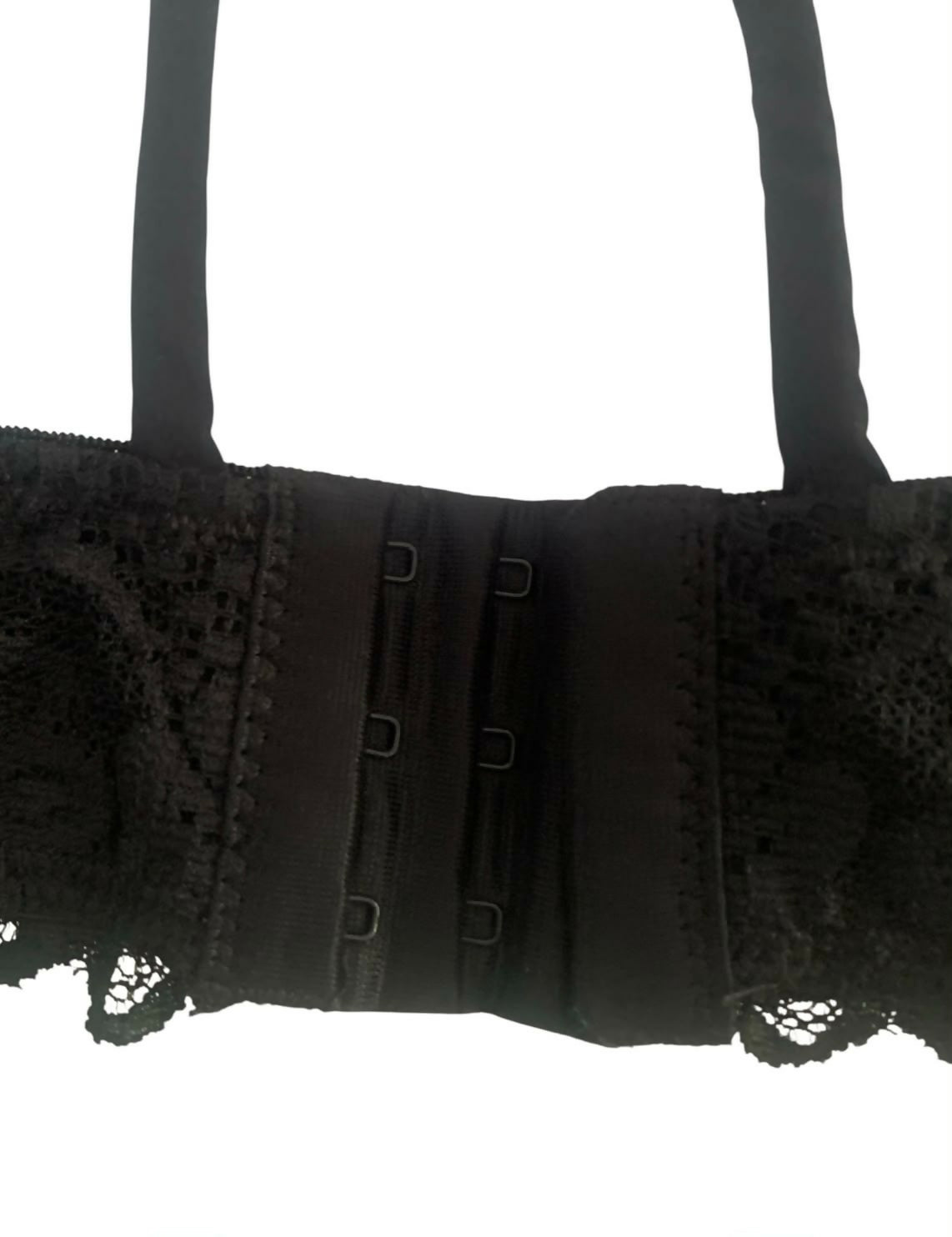 Bralette de encaje negro Talla M