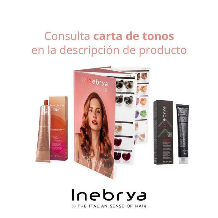 Inebrya Color - Crema colorante profesional para cabello 100ml