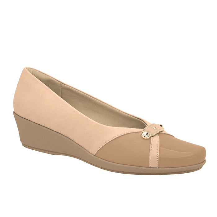 Zapato de cuña rose alto cuña 5.