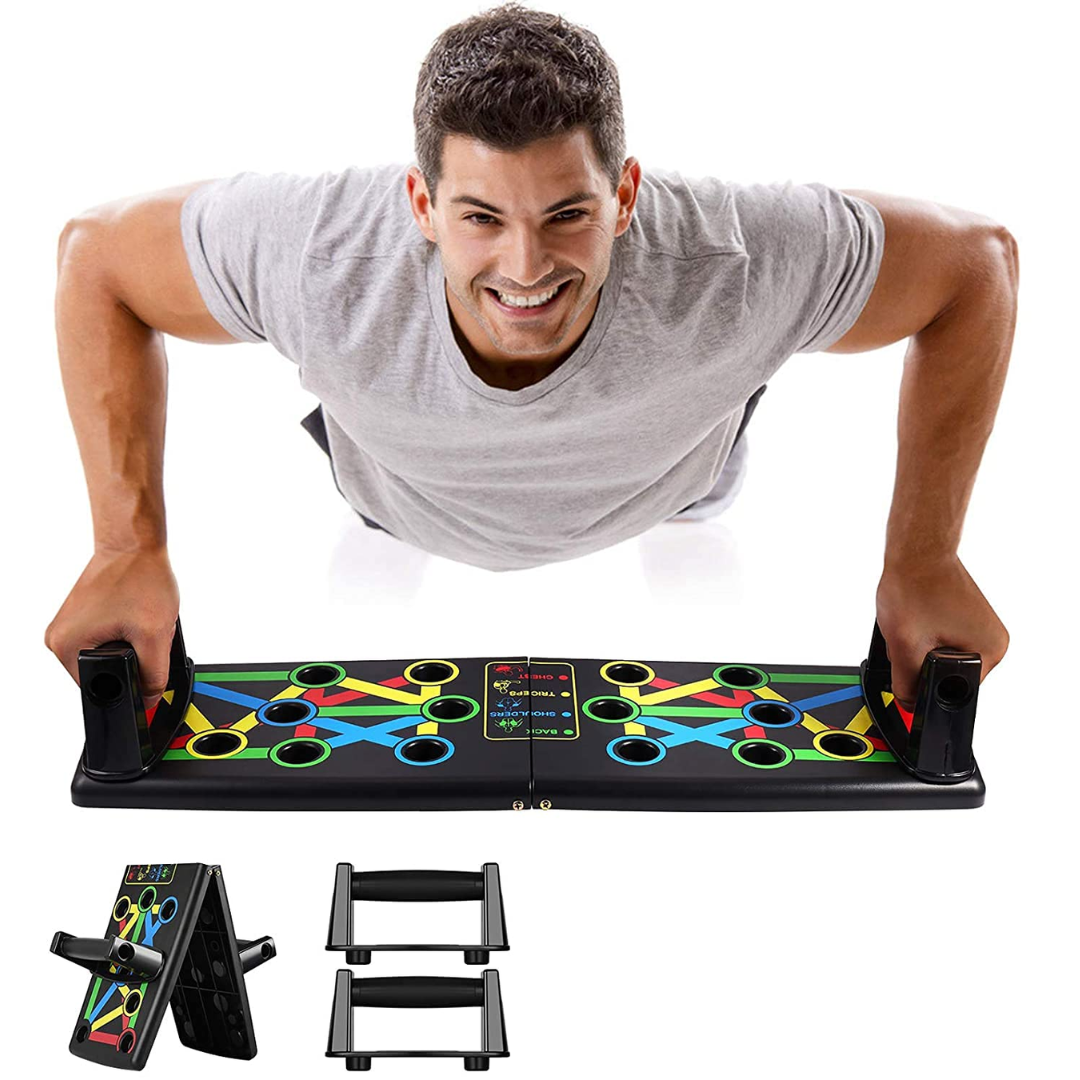 Tablero para flexiones plegable