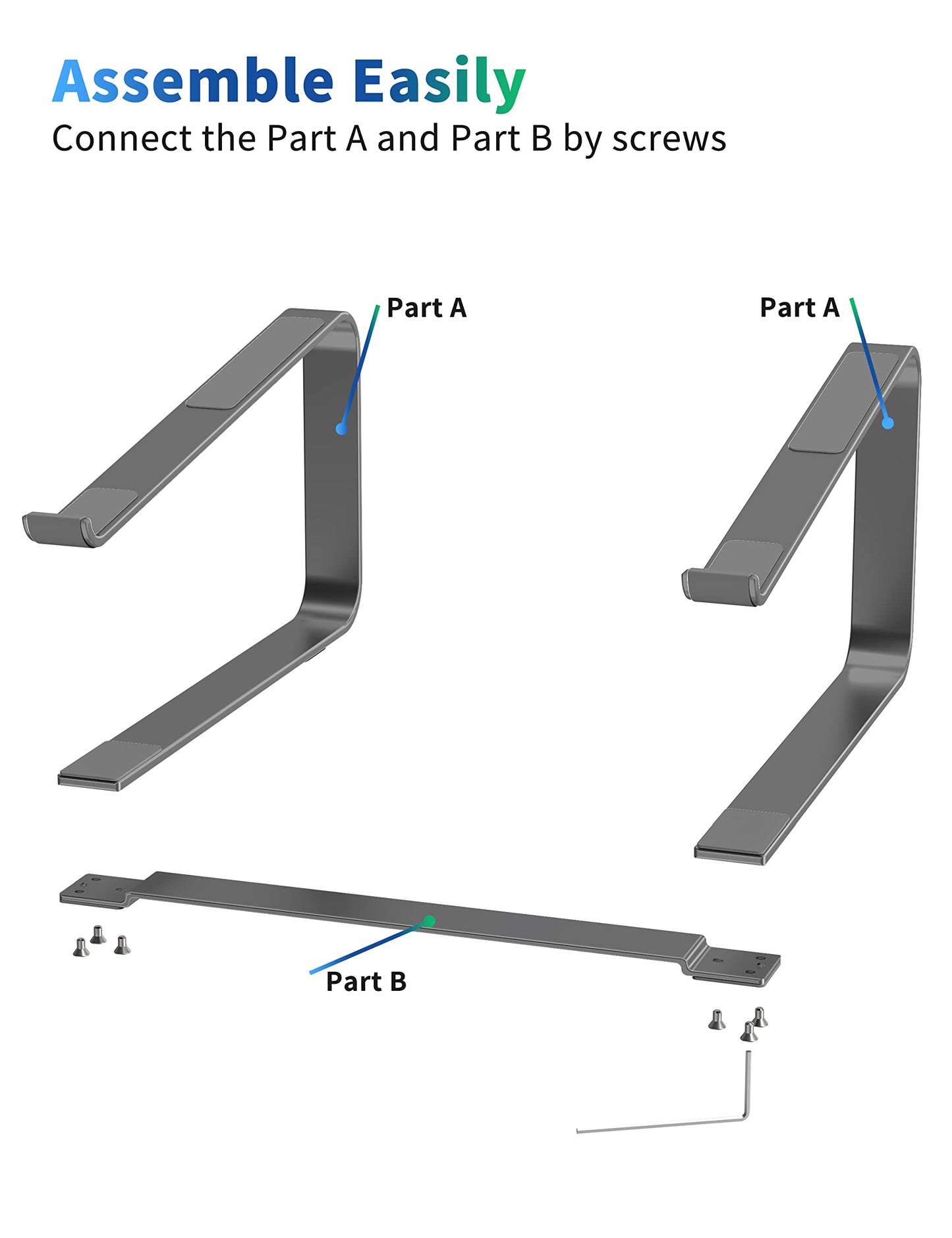 Soporte de metal para Laptop