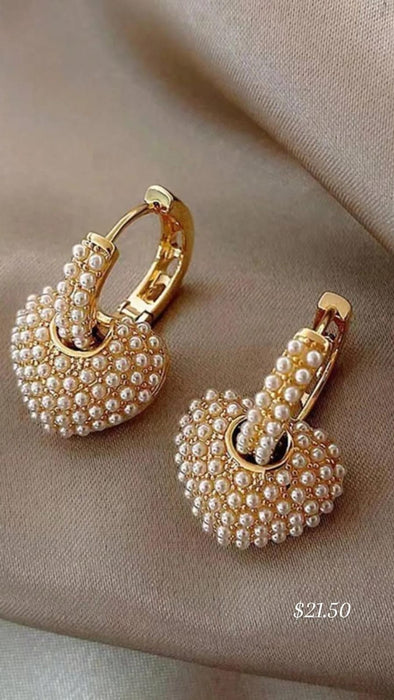 Aretes baby perlas