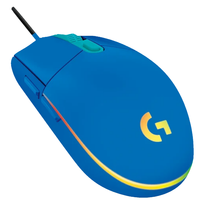 Logitech G203 Mouse Gaming Wired Blue