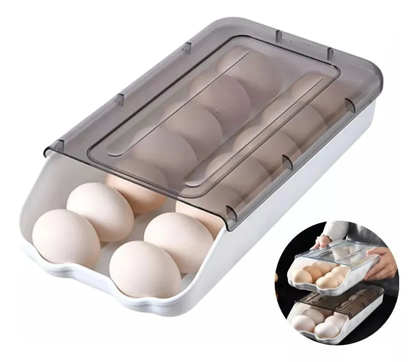 Caja organizadora de huevos