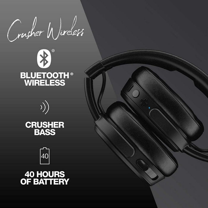 Skullcandy Crusher 3.0 Wireless Headphones Black