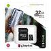 Memoria Micro SD De 32gb Kingston Clase 10