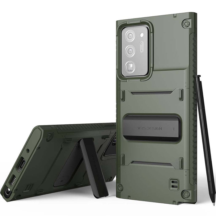 VRS QuickStand Galaxy Note 20 Ultra Green Black