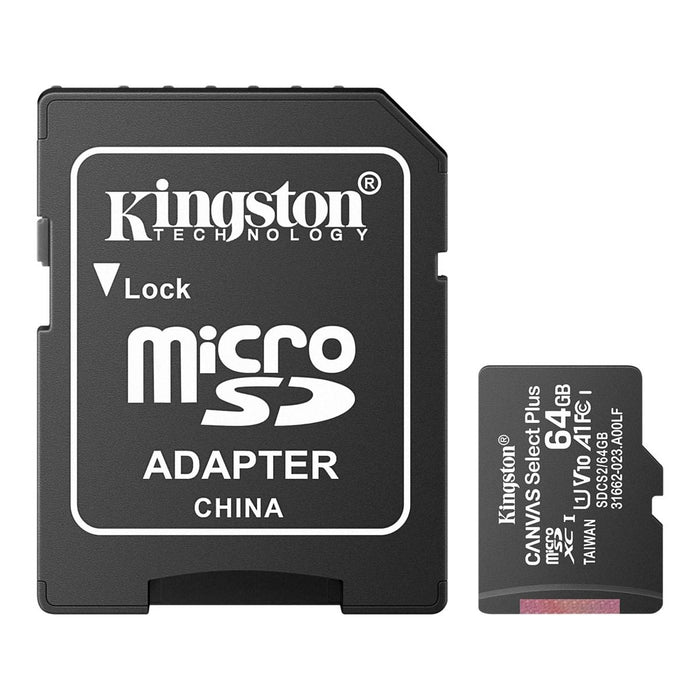 MEMORIA MICRO SD CLASE 10 DE 64GB