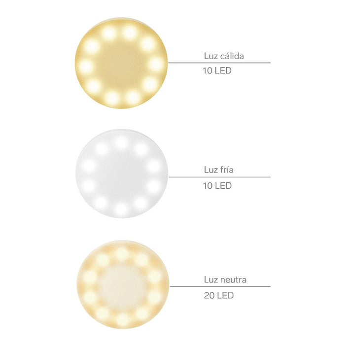 MINI LAMPARA LED CON CLIP P/CELULAR