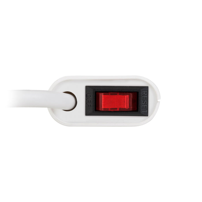 TIRA DE 6 MULTICONTACTOS C/CABLE LARGO DE 2.5M