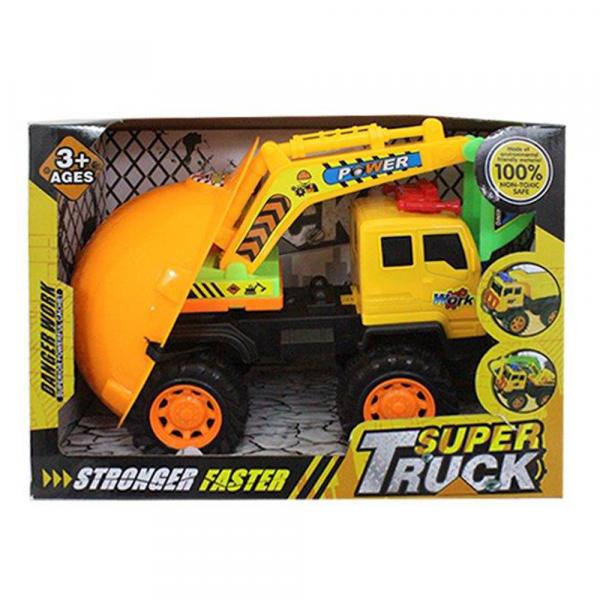 Tractor con casco